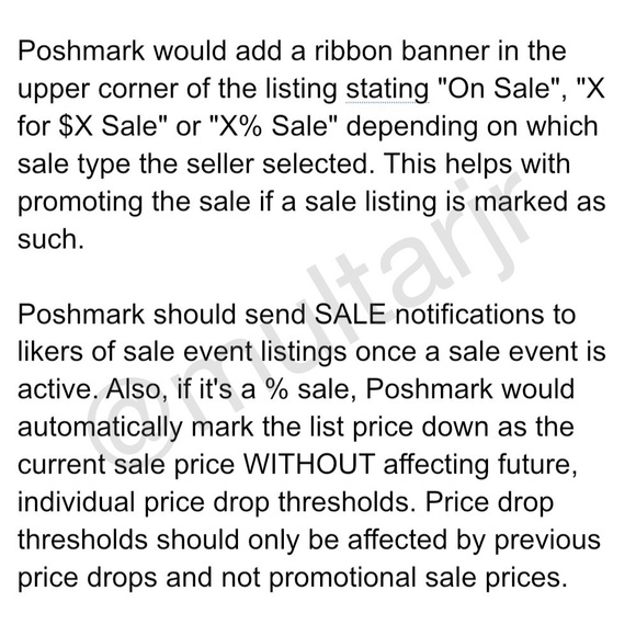 NEW Poshmark SALE EVENT Function—Thoughts? - Picture 3 of 4